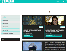 Tablet Screenshot of bharatfinance.com